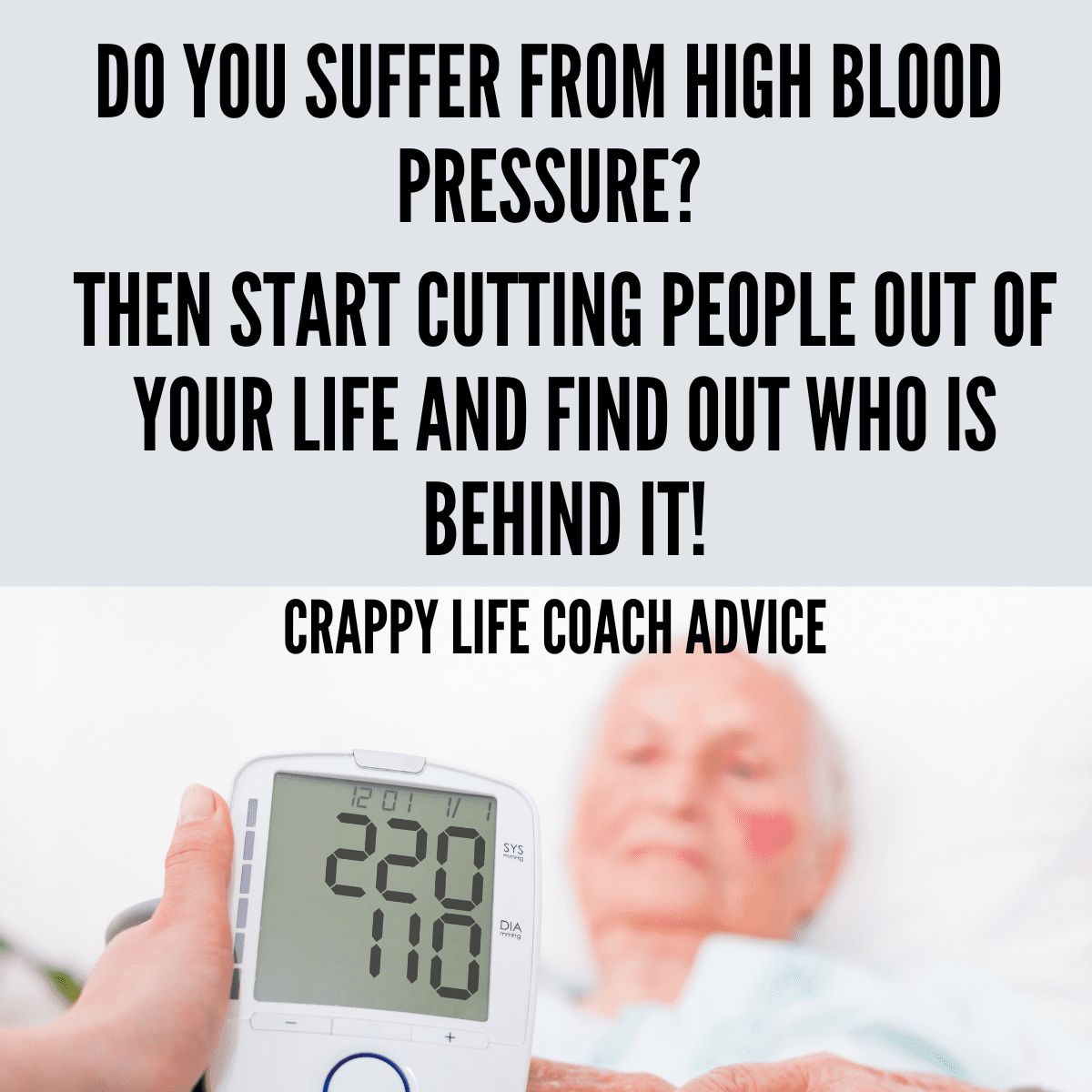 Do you suffer from high blood pressure?