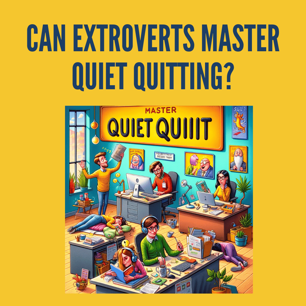Extroverts and quiet quitting
