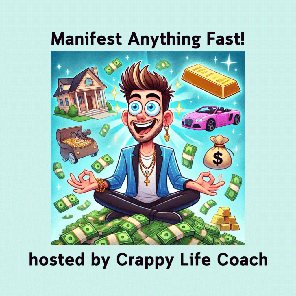 Manifest Anything Fast! hosted by Crappy Life Coach Podcast
